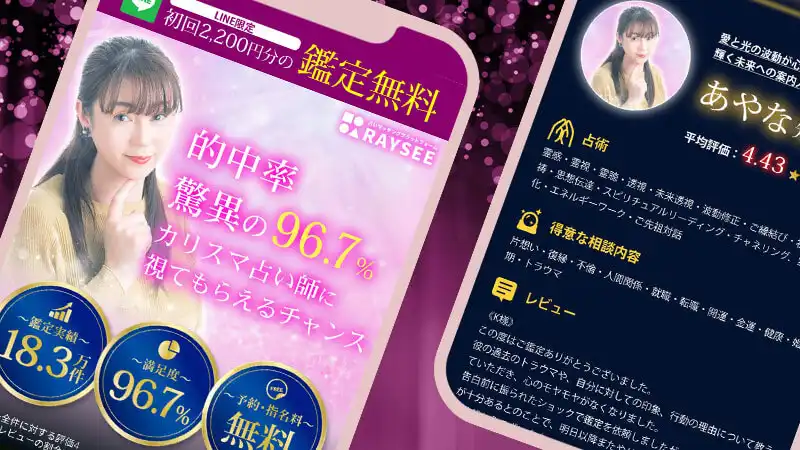 【掲載終了】RAYSEEスクリーンショット